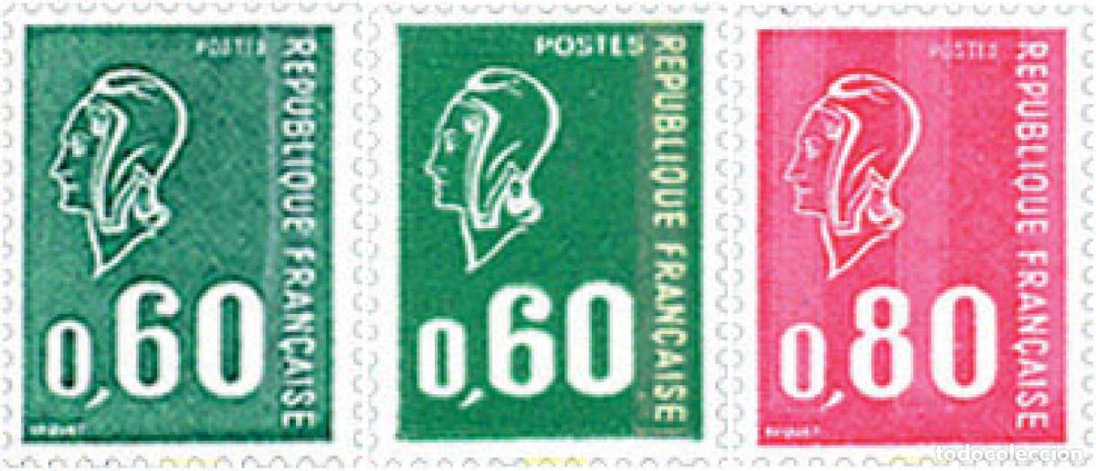 Sellos: 142512 MNH FRANCIA 1974 MARIANNE DE BEQUET