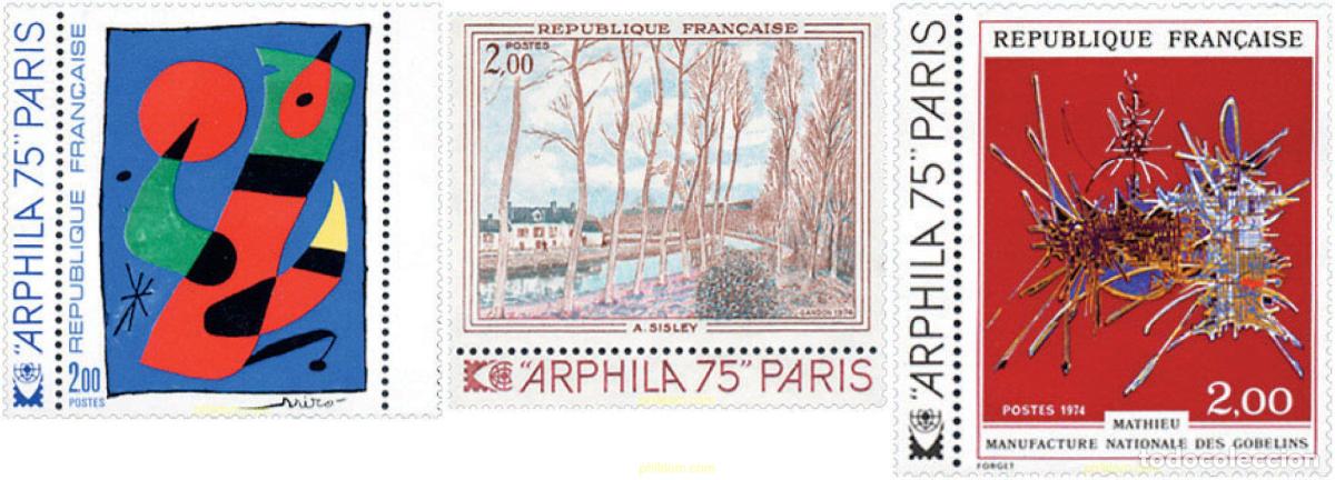 Sellos: 122725 MNH FRANCIA 1974 ARPHILA 75. EXPOSICION FILATELICA INTERNACIONAL