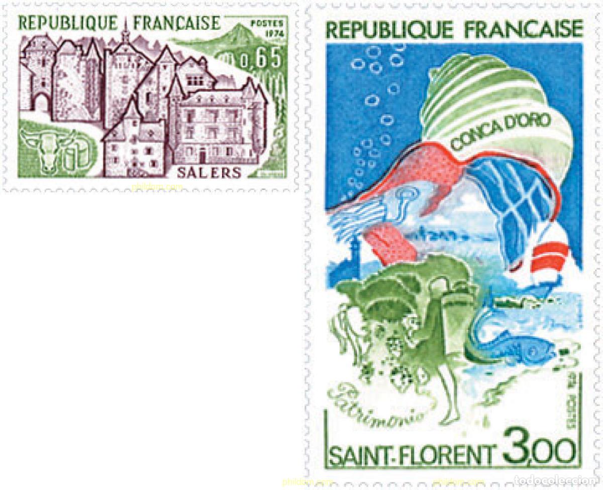 Sellos: 122715 MNH FRANCIA 1974 TURISMO