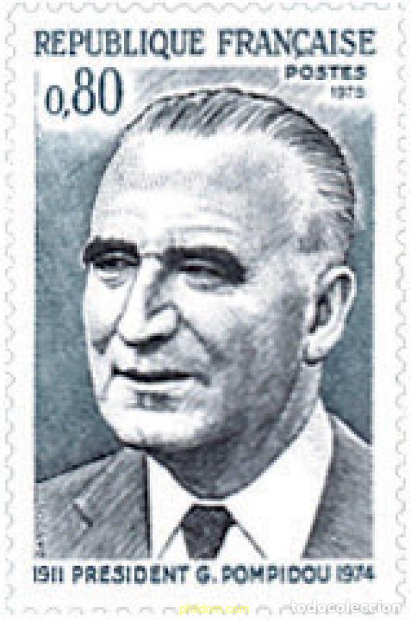 Sellos: 122747 MNH FRANCIA 1975 PRESIDENTES