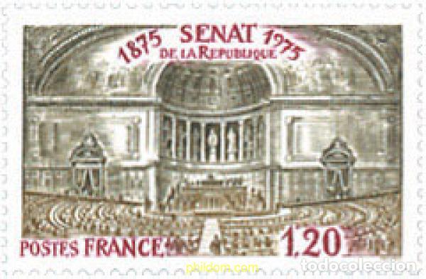 Sellos: 122752 MNH FRANCIA 1975 CENTENARIO DEL SENADO DE LA REPUBLICA