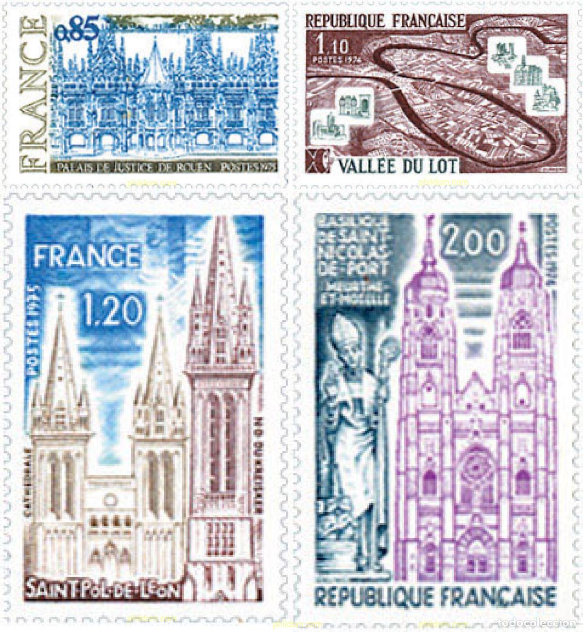 Sellos: 245243 MNH FRANCIA 1974 TURISMO