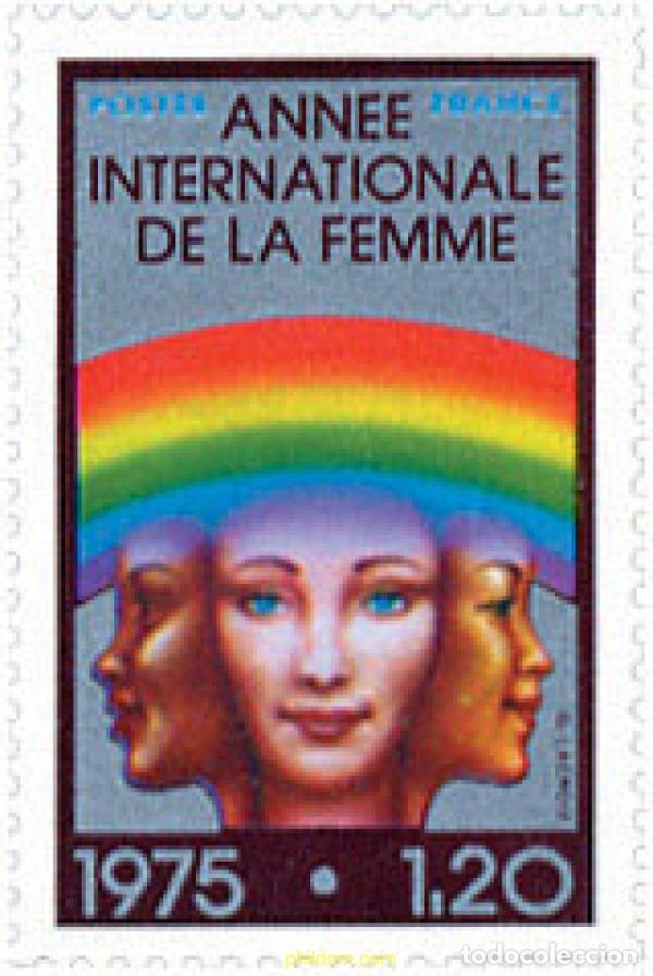 Sellos: 122808 MNH FRANCIA 1975 A&Ntilde;O INTERNACIONAL DE LA MUJER