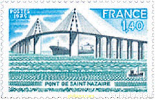 Sellos: 122814 MNH FRANCIA 1975 PUENTES