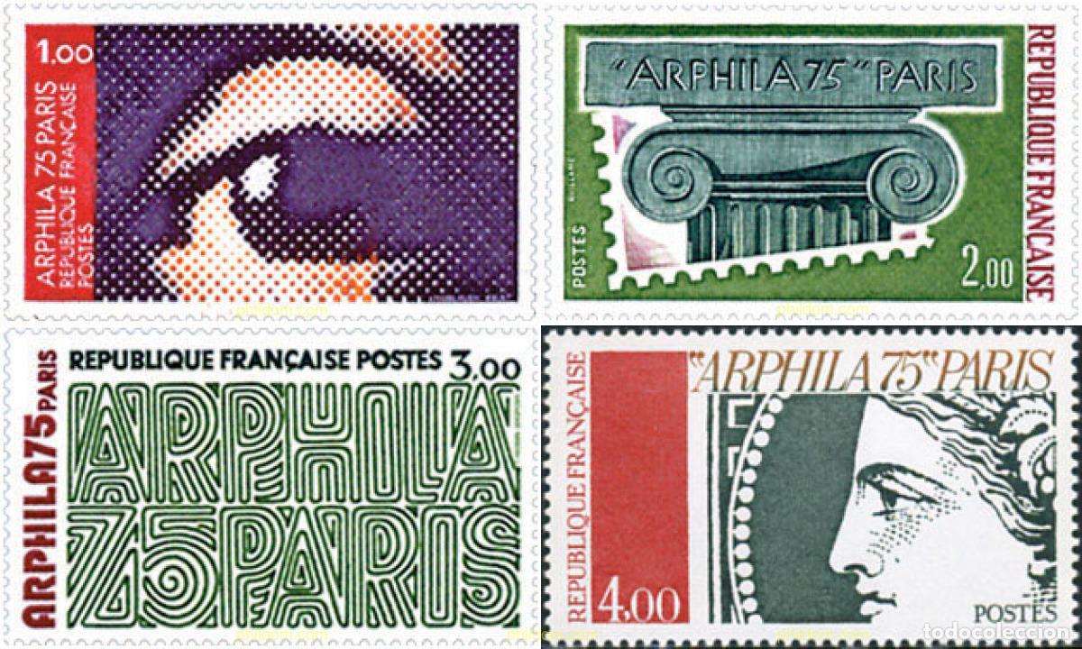 Sellos: 122744 MNH FRANCIA 1975 ARPHILA 75. EXPOSICION FILATELICA INTERNACIONAL