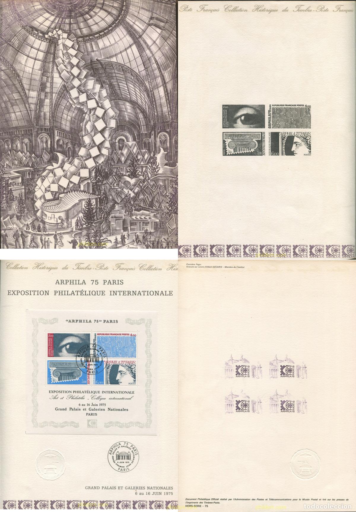 Sellos: 667662 MNH FRANCIA 1975 ARPHILA 75. EXPOSICION FILATELICA INTERNACIONAL