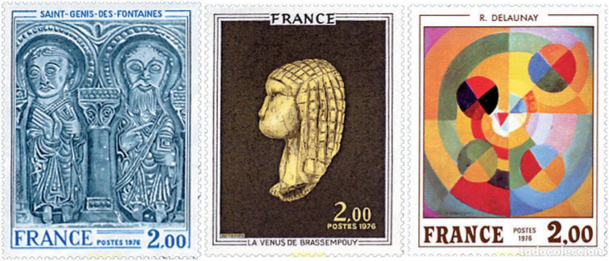 Sellos: 122894 MNH FRANCIA 1976 OBRAS DE ARTE