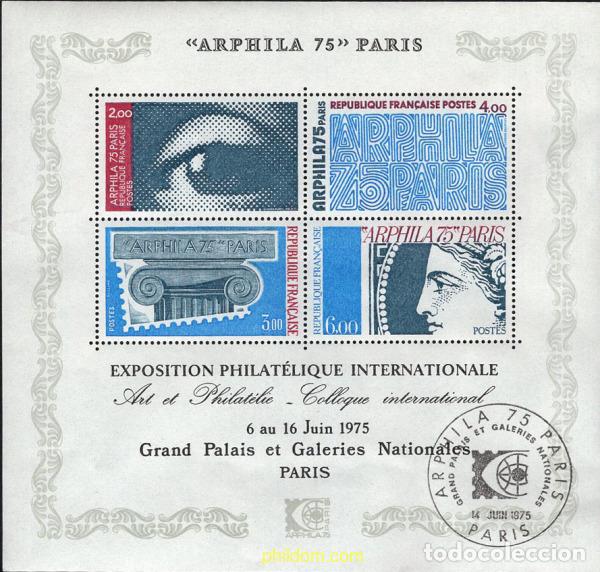Sellos: 676607 USED FRANCIA 1975 ARPHILA 75. EXPOSICION FILATELICA INTERNACIONAL