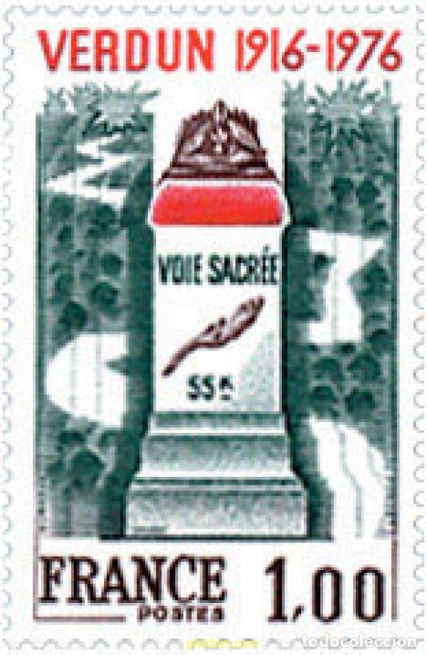 Sellos: 122920 MNH FRANCIA 1976 VERDUN