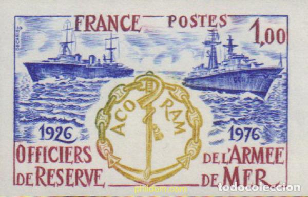 Sellos: 581376 MNH FRANCIA 1976 50 ANIVERSARIO DE A.C.O.R.A.M.