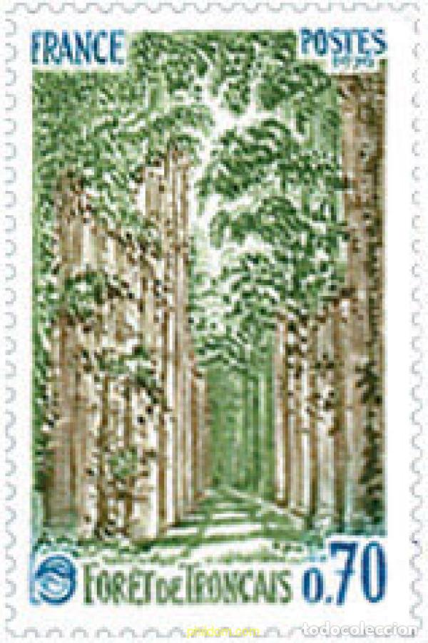 Sellos: 122927 MNH FRANCIA 1976 PROTECCION DE LA NATURALEZA Y DEL ENTORNO