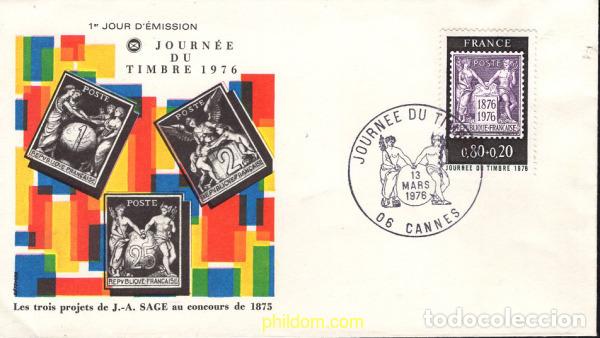 Sellos: 439483 MNH FRANCIA 1976 DIA DEL SELLO