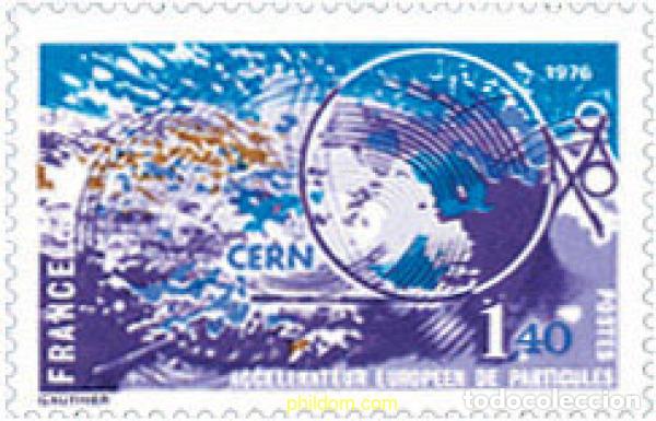 Sellos: 123003 MNH FRANCIA 1976 ACELERADOR EUROPEO DE PARTICULAS