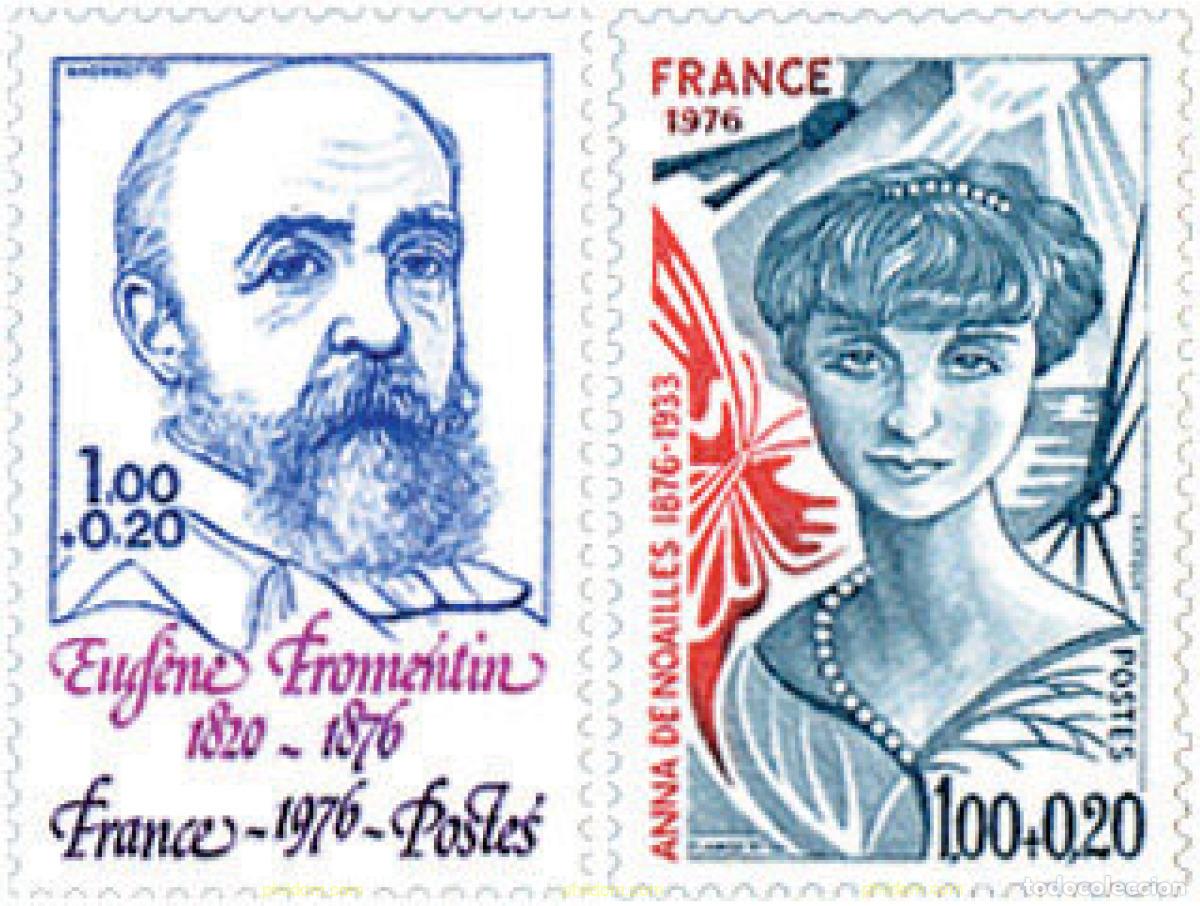 Sellos: 245219 MNH FRANCIA 1976 PERSONAJES CELEBRES