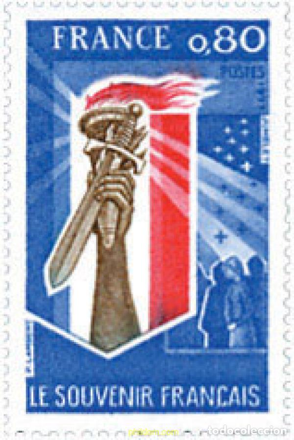 Sellos: 123022 MNH FRANCIA 1977 LA MEMORIA FRANCESA