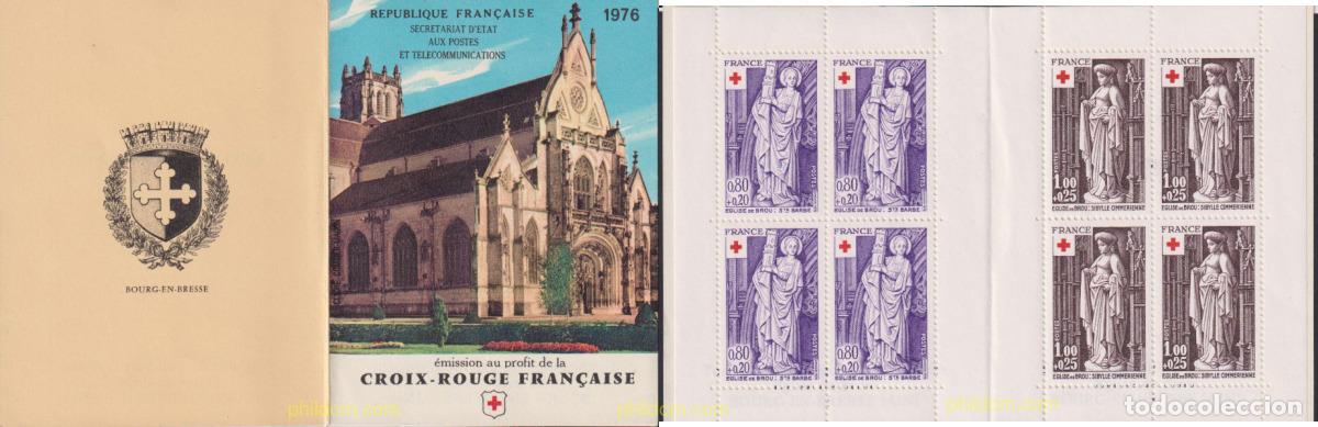 Sellos: 142230 MNH FRANCIA 1976 PRO CRUZ ROJA