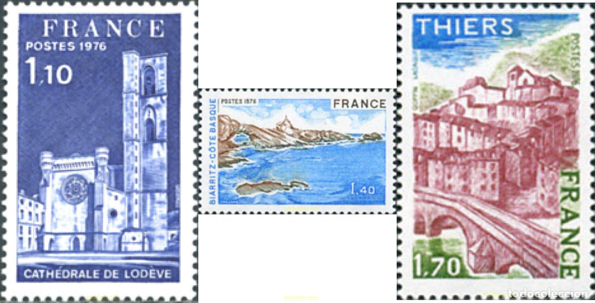 Sellos: 122992 MNH FRANCIA 1976 TURISMO