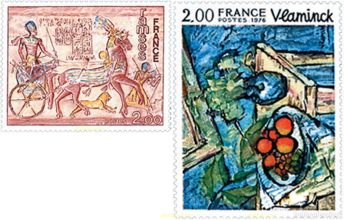 Sellos: 245217 HINGED FRANCIA 1976 OBRAS DE ARTE