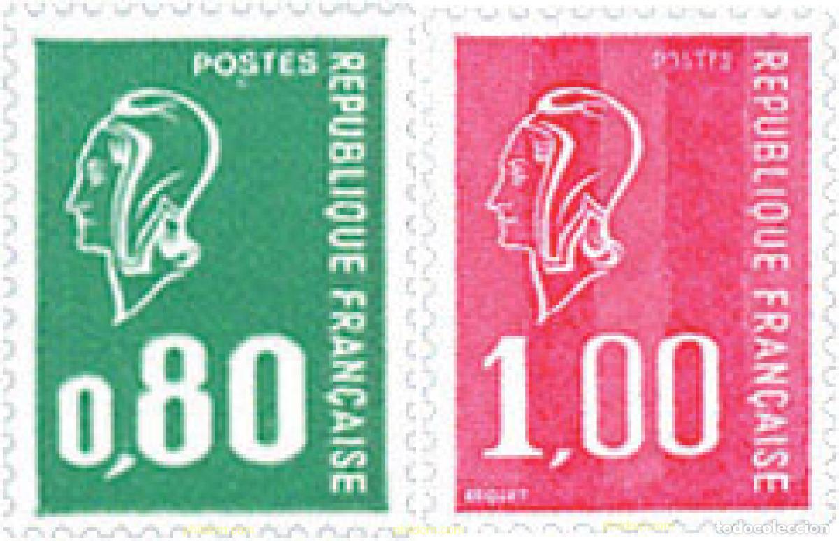 Sellos: 245226 MNH FRANCIA 1976 MARIANNE DE BEQUET