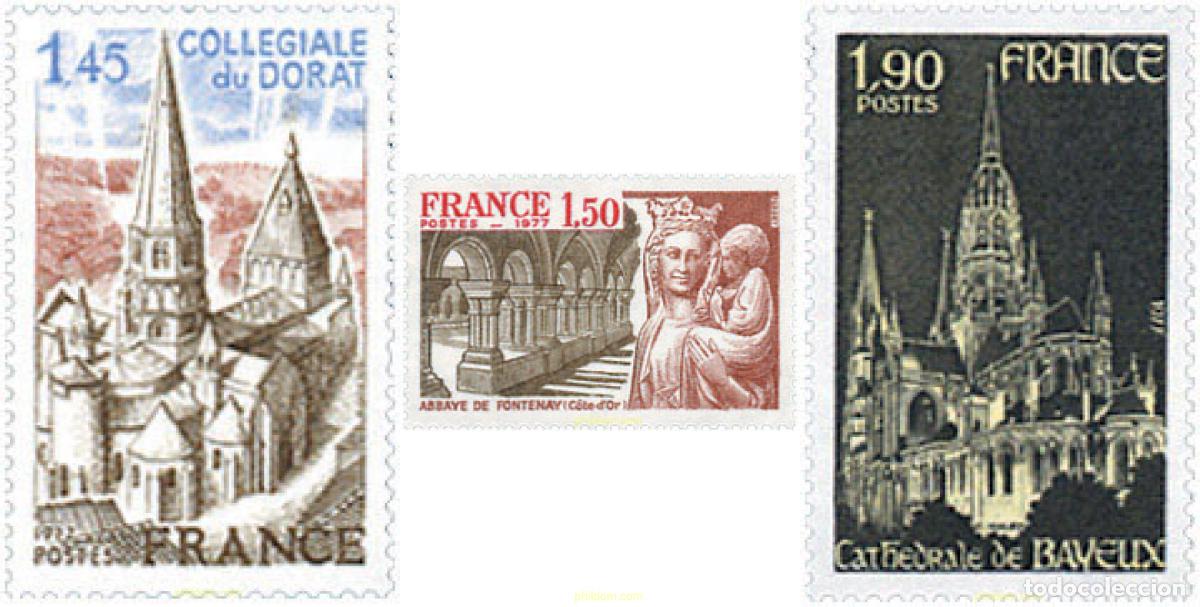 Sellos: 123074 MNH FRANCIA 1977 TURISMO