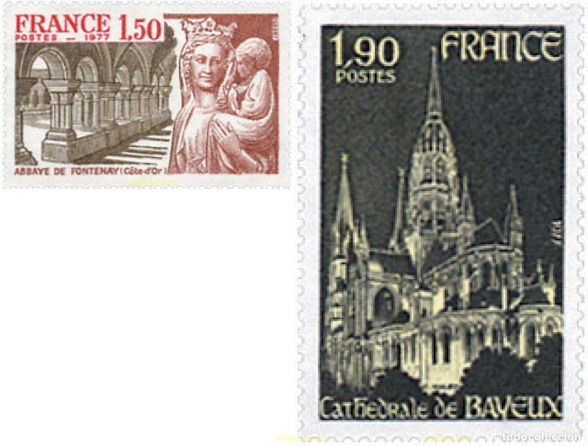 Sellos: 245213 MNH FRANCIA 1977 TURISMO