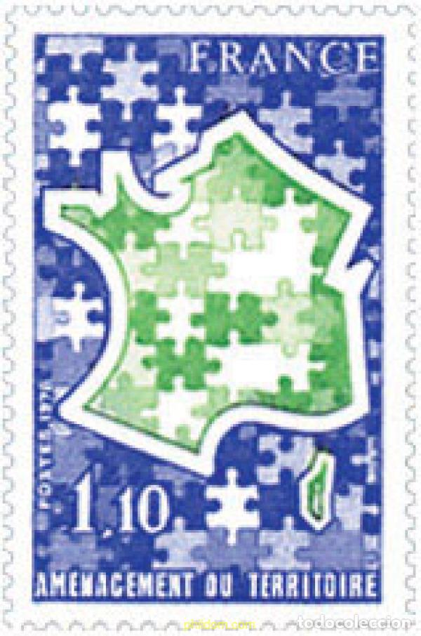 Stamps: 123174 MNH FRANCIA 1978 15 ANIVERSARIO DE LA DELEGACION EN FOMENTO DE LOS RECURSOS Y LA ACCION REGI
