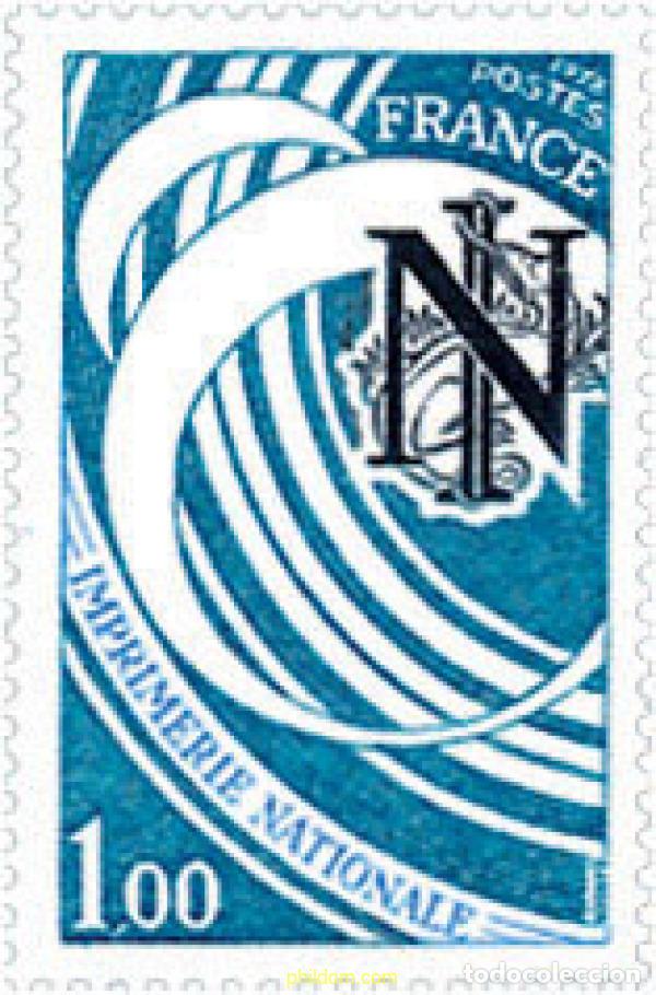 Briefmarken: 123211 MNH FRANCIA 1978 IMPRENTA NACIONAL