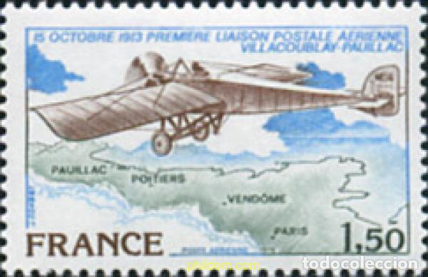 Briefmarken: 123215 MNH FRANCIA 1978 65 ANIVERSARIO DE LA PRIMERA RELACION POSTAL AEREA OFICIAL ENTRE VILLACOUBL
