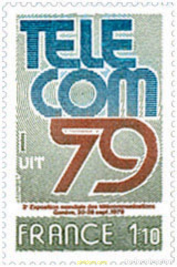 Briefmarken: 123237 MNH FRANCIA 1979 TELECOM 79. EXPOSICION MUNDIAL DE TELECOMUNICACIONES