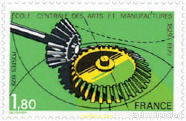 Briefmarken: 123242 MNH FRANCIA 1979 150 ANIVERSARIO DE LA FUNDACION DE LA ESCUELA CENTRAL DE ARTES Y MANUFACTUR