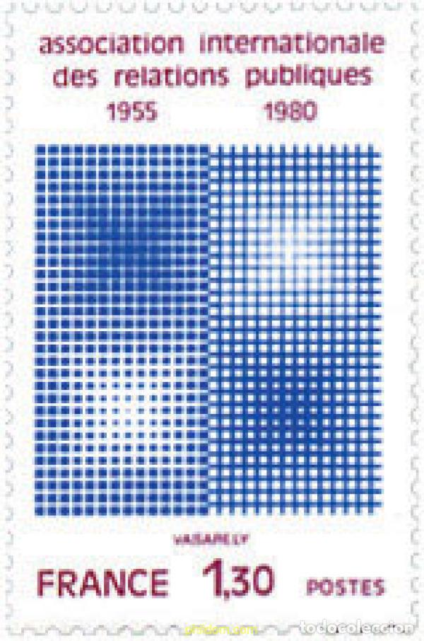 Briefmarken: 123276 MNH FRANCIA 1980 25 ANIVERSARIO DE LA ASOCIACION INTERNACIONAL DE RELACIONES PUBLICAS