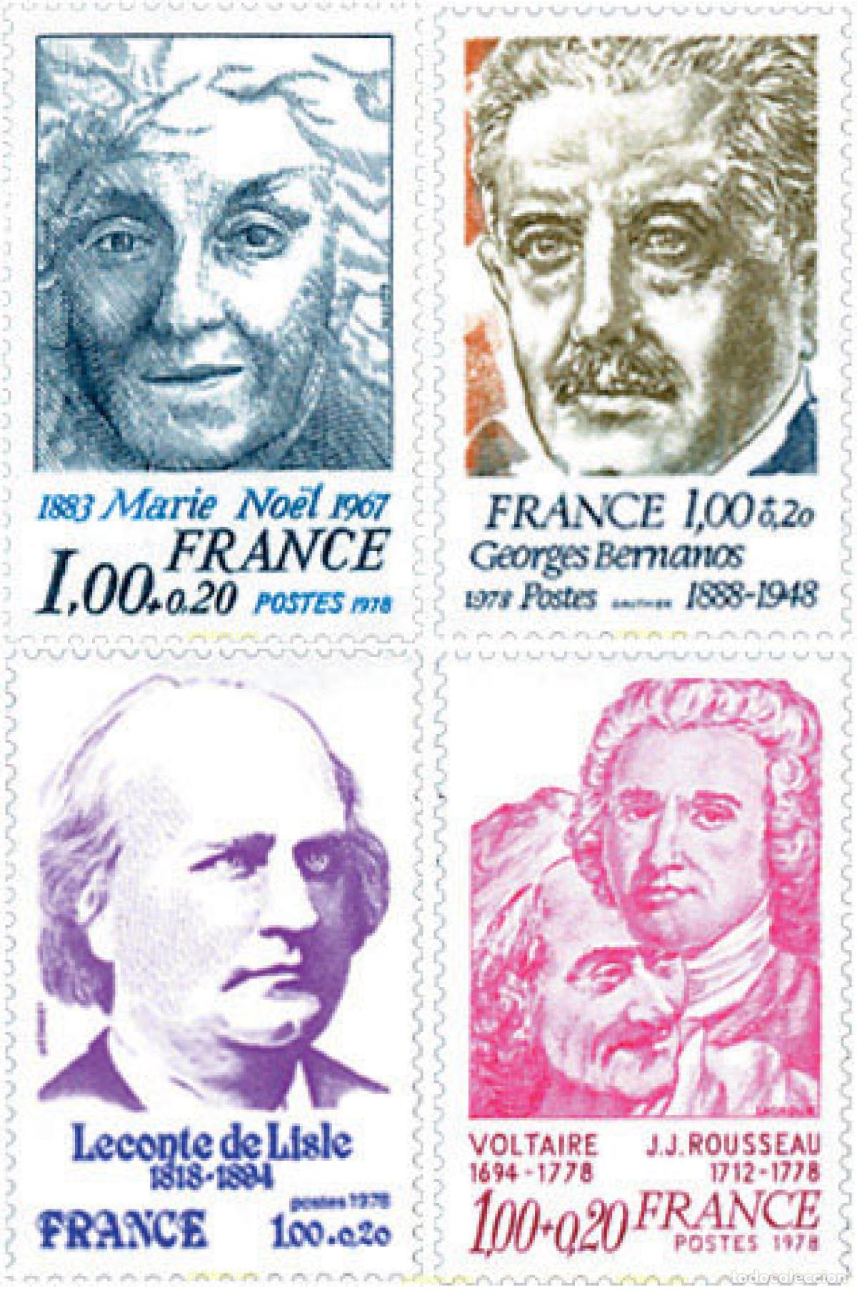 Briefmarken: 247711 MNH FRANCIA 1978 PERSONAJES CELEBRES