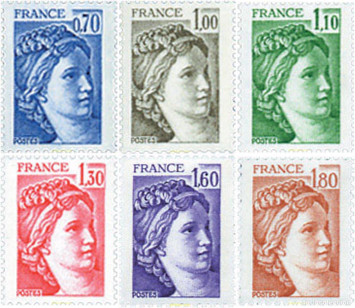Sellos: 142242 MNH FRANCIA 1979 SABINA