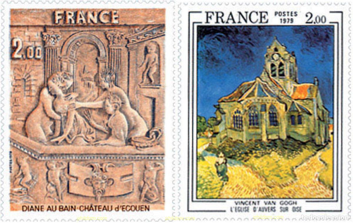 Sellos: 123236 MNH FRANCIA 1979 OBRAS DE ARTE