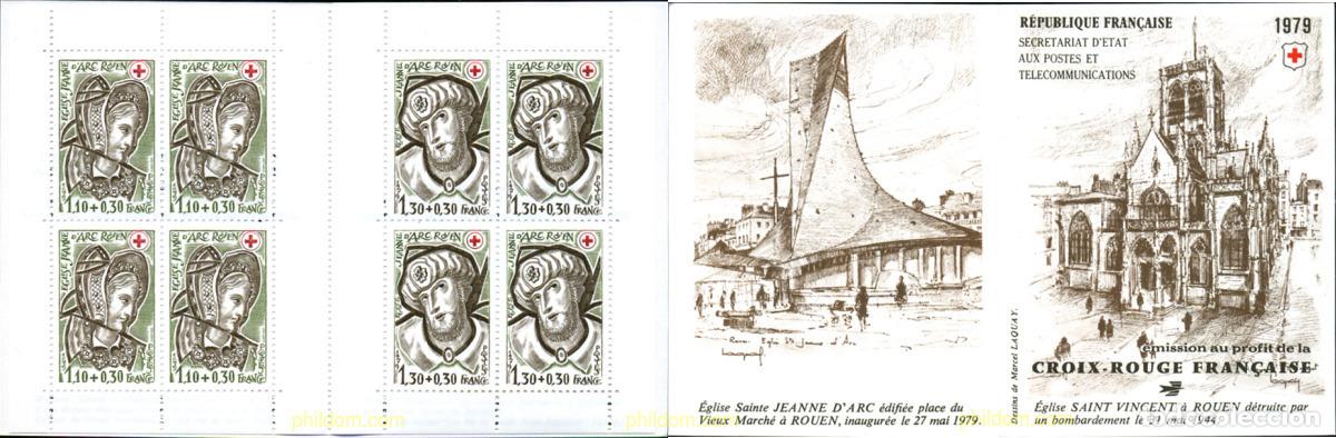 Sellos: 142245 MNH FRANCIA 1979 PRO CRUZ ROJA