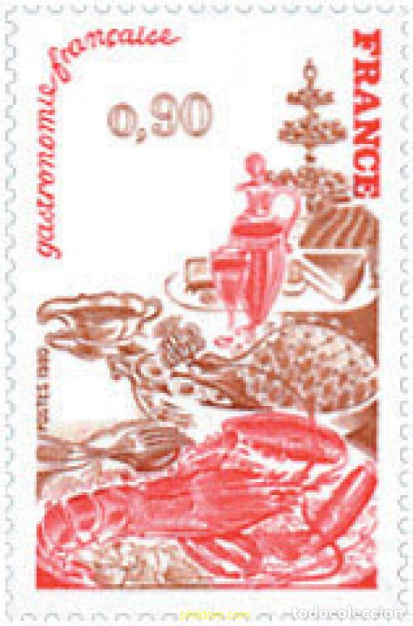Sellos: 123264 MNH FRANCIA 1980 GASTRONOMIA FRANCESA
