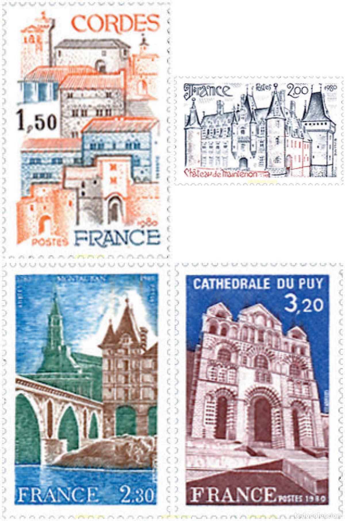 Sellos: 123270 MNH FRANCIA 1980 TURISMO