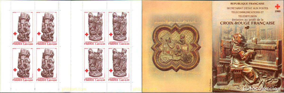 Sellos: 142258 MNH FRANCIA 1980 PRO CRUZ ROJA