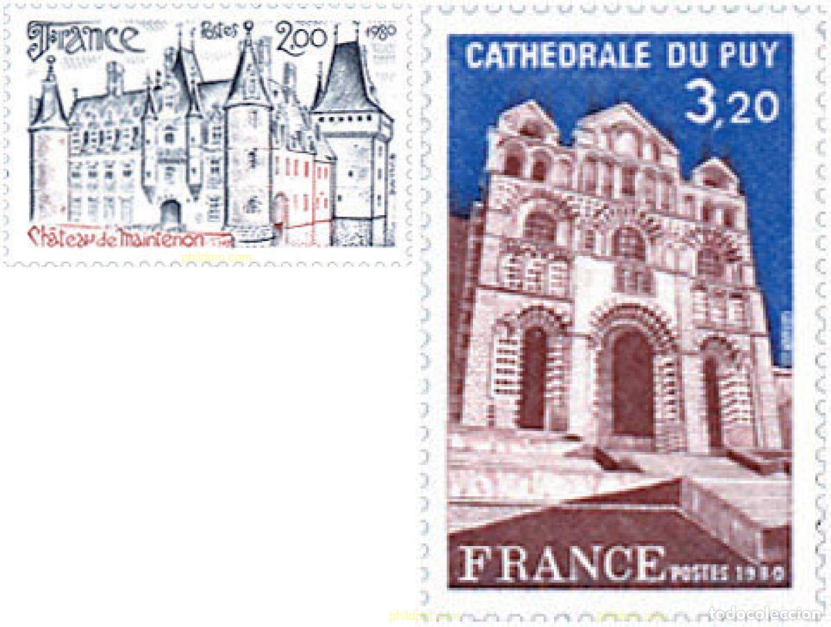 Sellos: 245192 MNH FRANCIA 1980 TURISMO