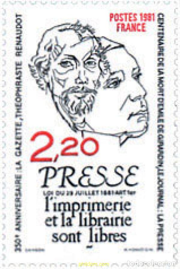 Sellos: 123363 MNH FRANCIA 1981 ANIVERSARIOS