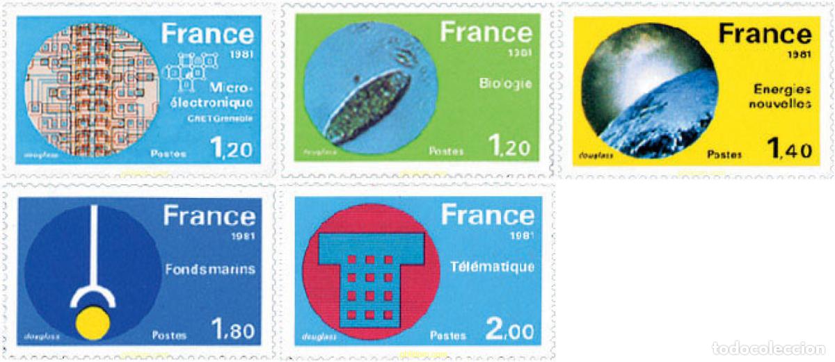 Sellos: 123303 MNH FRANCIA 1981 GRANDES REALIZACIONES DEL SIGLO XX
