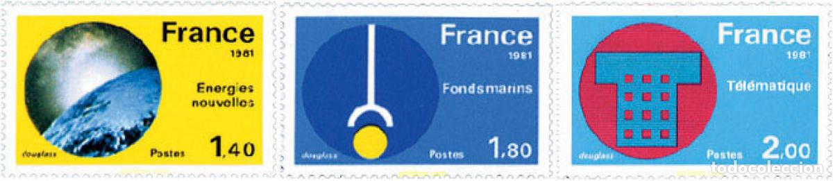 Sellos: 245175 MNH FRANCIA 1981 GRANDES REALIZACIONES DEL SIGLO XX