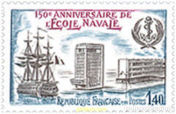 Briefmarken: 123429 MNH FRANCIA 1981 150 ANIVERSARIO DE LA ESCUELA NAVAL
