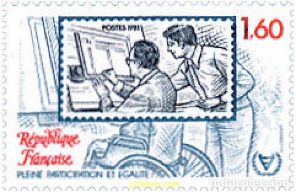 Briefmarken: 123441 MNH FRANCIA 1981 A&Ntilde;O INTERNACIONAL DE LOS DISCAPACITADOS