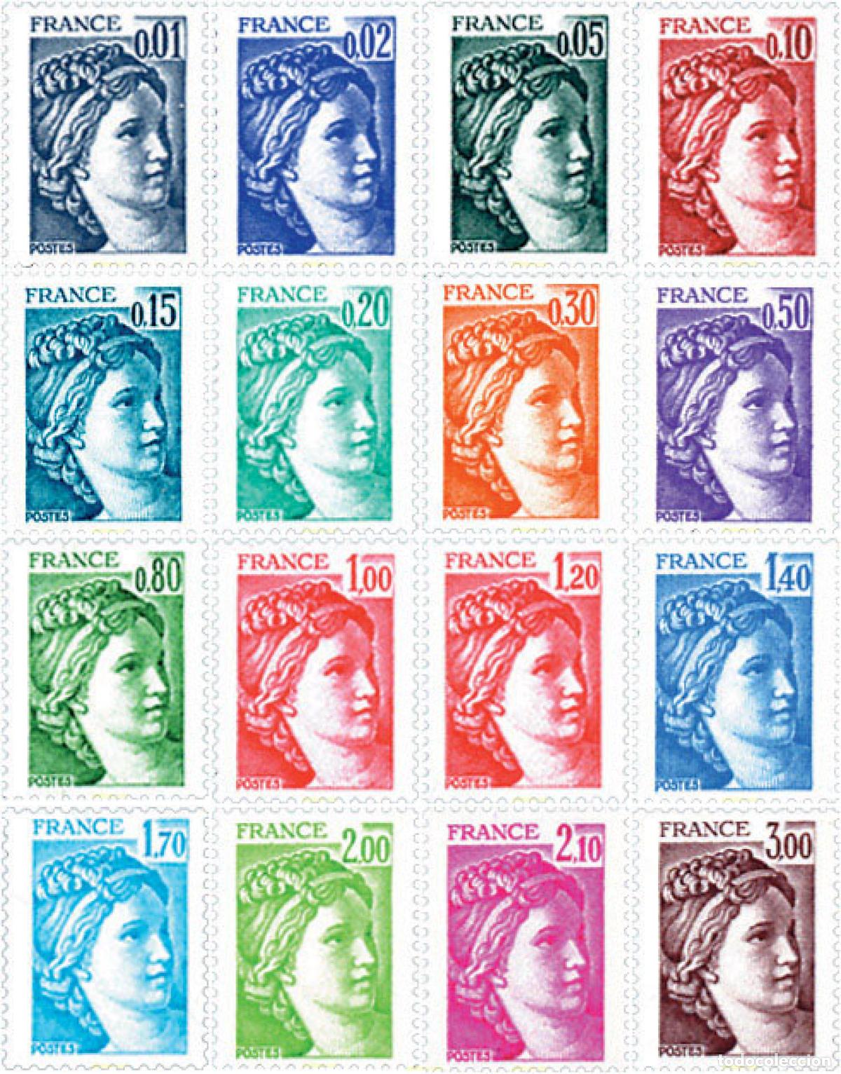 Timbres: 215807 MNH FRANCIA 1977 SABINA