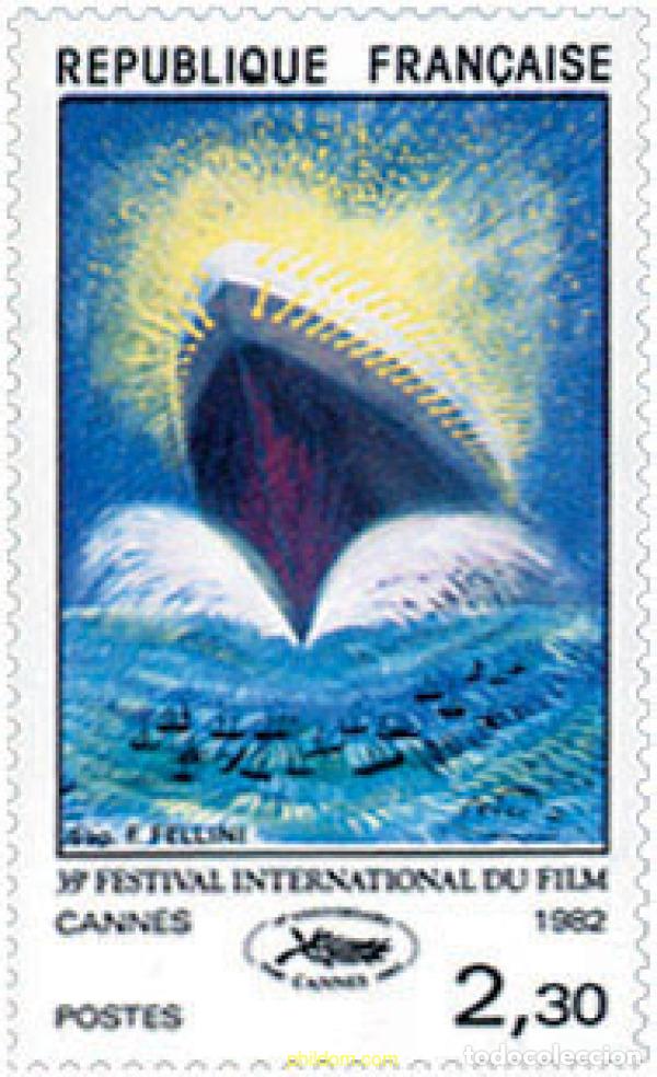 Sellos: 123539 MNH FRANCIA 1982 FESTIVAL INTERNACIONAL DE CINE