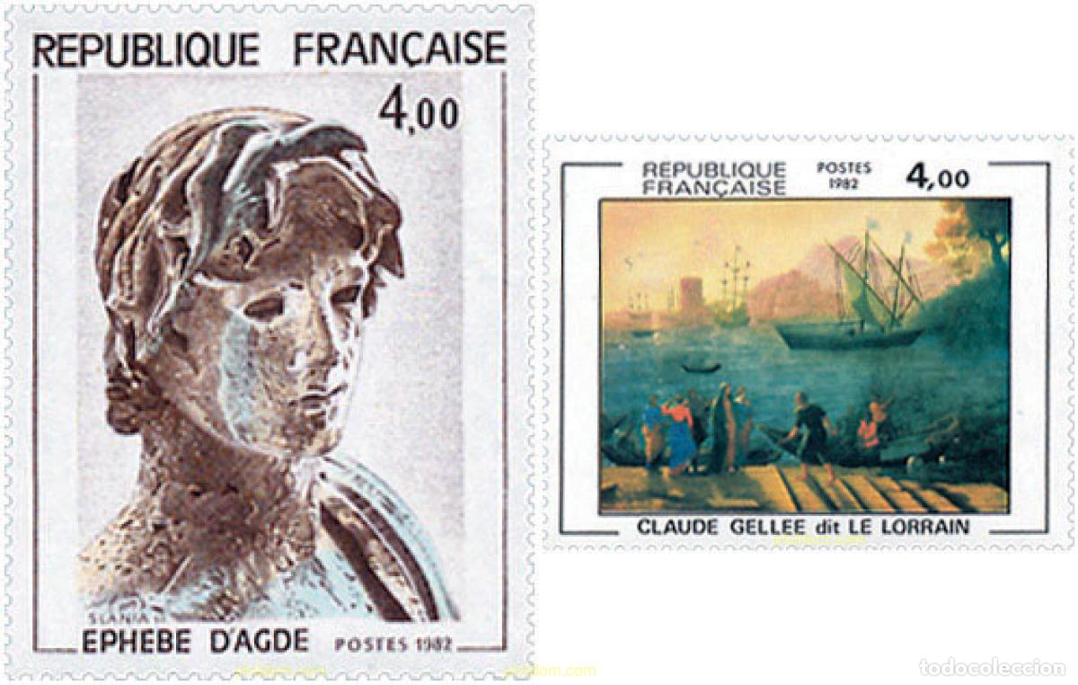 Sellos: 123533 MNH FRANCIA 1982 OBRAS DE ARTE