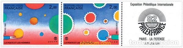 Sellos: 142273 MNH FRANCIA 1982 PHILEXFRANCE 82. EXPOSICION FILATELICA INTERNACIONAL