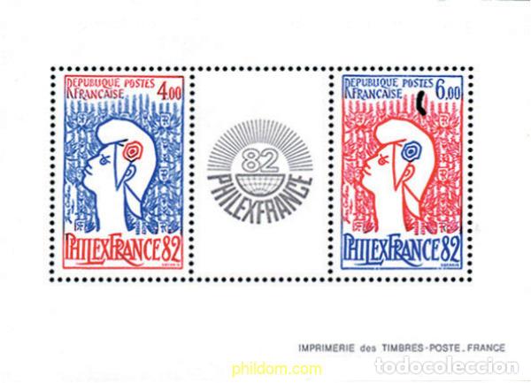 Sellos: 123552 MNH FRANCIA 1982 PHILEXFRANCE 82. EXPOSICION FILATELICA INTERNACIONAL