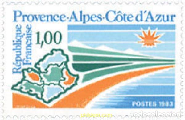 Sellos: 123618 MNH FRANCIA 1983 REGIONES DE FRANCIA. PROVENCE-ALPES